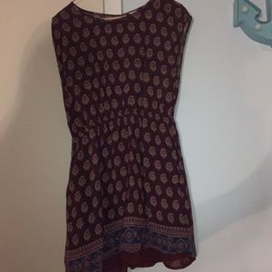 Mini Flowy Dress With Pockets